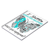 中毒の回復認識度月リボンギフト ノートブック (左側)