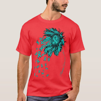 中毒の回復認識度認識度ひまわりr tシャツ