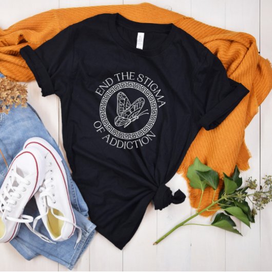 中毒の汚名を消す |過剰摂取認識度 Tシャツ