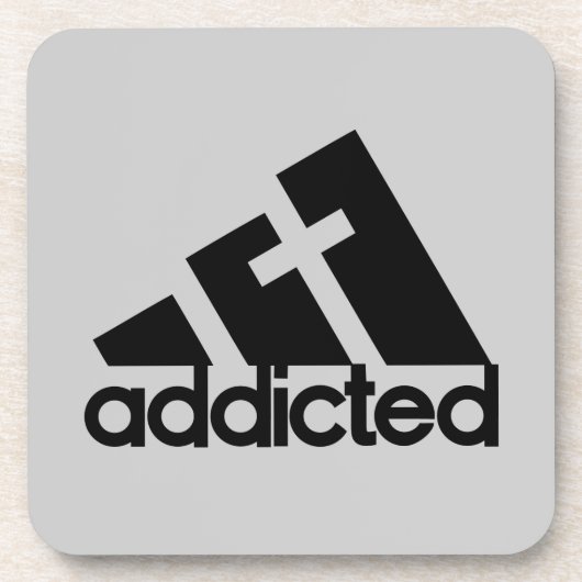 中毒の黒 コースター (正面)