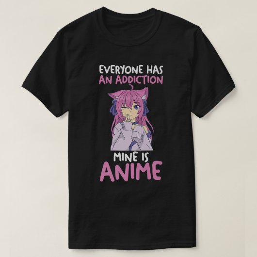 中毒アニメプレミアム  Tシャツ (デザイン正面)