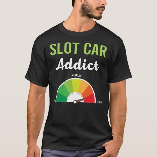 中毒スロットカー車スロートカー Tシャツ (正面)