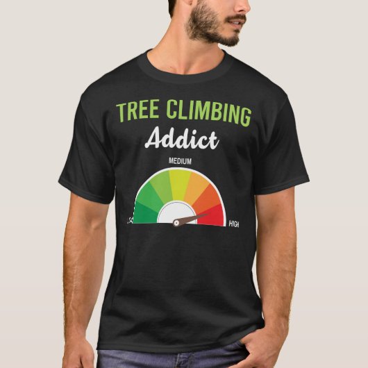 中毒ツリー登山クライマー Tシャツ (正面)