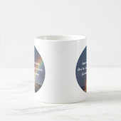 中毒回復感動的引用文レインボー コーヒーマグカップ (中央)