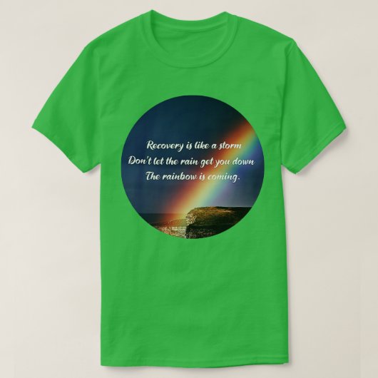 中毒回復感動的引用文 Tシャツ (デザイン正面)
