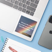 中毒感動的回復ソブラティ虹 シール (ノートパソコンとiPhone)