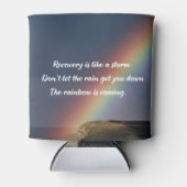 中毒感動的回復虹の汚れ 缶クーラー (正面)