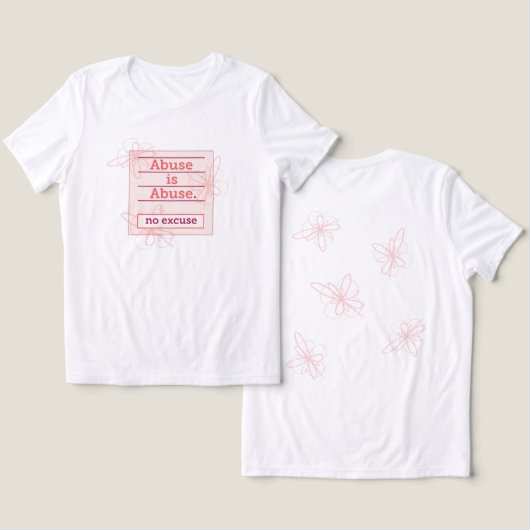 中毒感情虐待ヒーリングのエンパワーメントのサポート トライブレンドＴシャツ (デザイン正面&裏面)