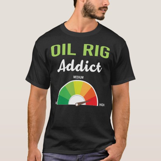 中毒油リグラフネックオフショア Tシャツ (正面)
