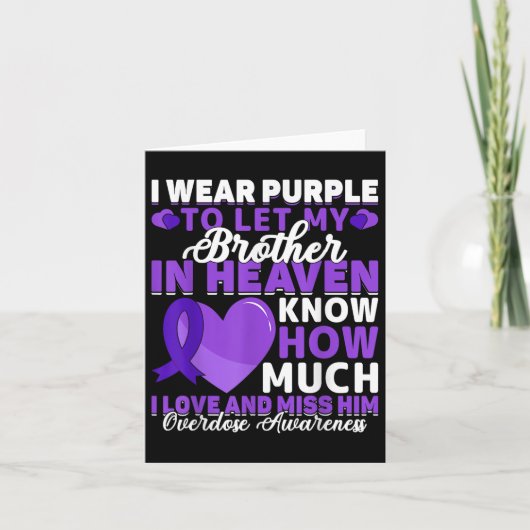 中毒認識度薬物中毒オーバードーズAwaren カード (正面)