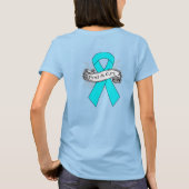 中毒認識度Find A Cure Ribbon Tシャツ (裏面)