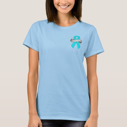 中毒認識度Find A Cure Ribbon Tシャツ (正面)