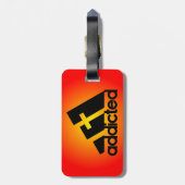 中毒 ラゲッジタグ (裏面縦)