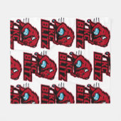 中毛布 フリースブランケット (正面(横))