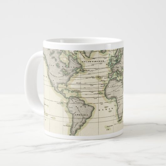 中気圧計 ジャンボコーヒーマグカップ (正面左)