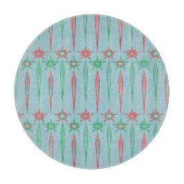 中氷柱モダンガラス切断板 カッティングボード