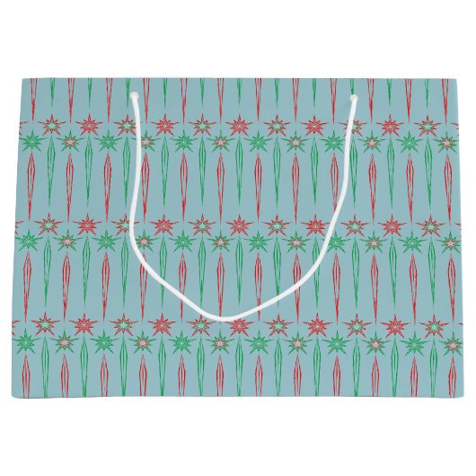 中氷柱モダン大抱き枕 ラージペーパーバッグ (正面)