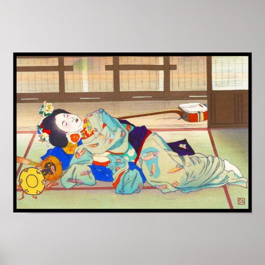 中沢広光イン祇園日本女性 ポスター (正面)