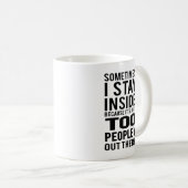 中滞在; そこの余りにPeopley コーヒーマグカップ (正面右)