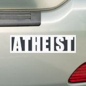 中無神論者 バンパーステッカー (車上)