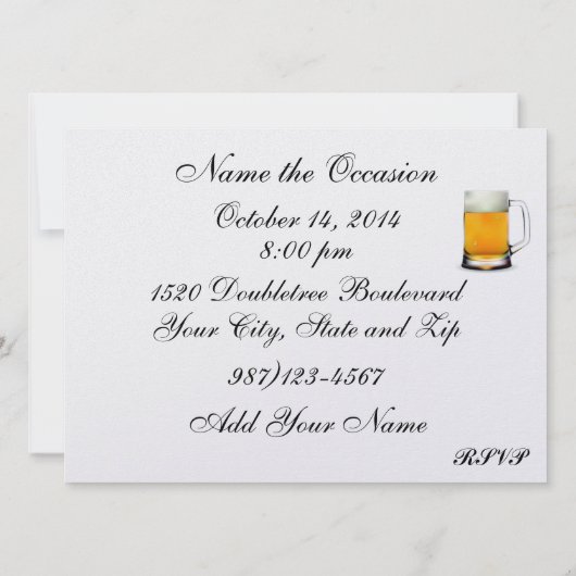 中生の危機誕生祝い- SRF 招待状 (裏面)