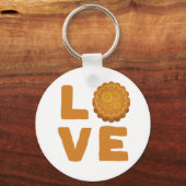 中秋ハーベストムーンランタンフェスティバルムーンケーキ キーホルダー (正面)