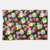 中秋フェスティバルミッドナイトキッチンタオル キッチンタオル (横)