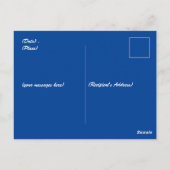 中秋フェスティバルムーンケーキジャンピングムーンラビット ポストカード (裏面)