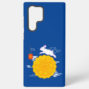 中秋フェスティバルムーンケーキジャンピングムーンラビット SAMSUNG GALAXY S22 ULTRAケース