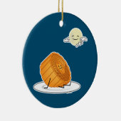 中秋フェスティバルムーンケーキ月面ケーキ過去 セラミックオーナメント (右)