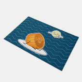 中秋フェスティバルムーンケーキ月面ケーキ過去 ドアマット (アングル)