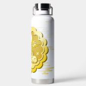 中秋フェスティバル金ゴールドムーンケーキムーンラビット ウォーターボトル (背面)