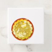 中秋フェスティバル金ゴールドムーンケーキムーンラビット フェイバータグ (インサイチュ)