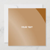 中程度のオレンジ色のモノクロモダンシェードQrコード カード (正面)