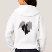 中程度のグラフィティ散布ハートフレーム (裏面)