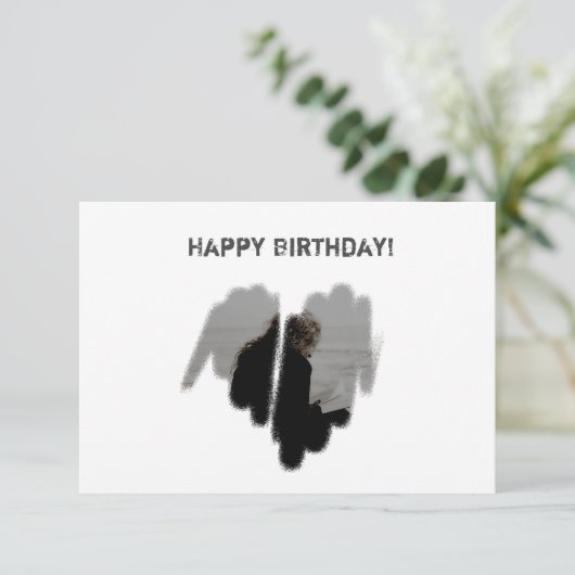 中程度のグラフィティ散布ハートフレーム (スタンド正面)