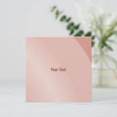 中程度のサーモンモダンシェードQrコード カード (スタンド正面)