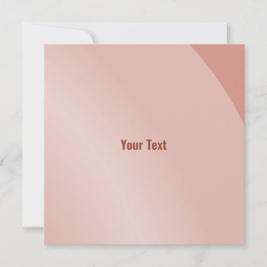 中程度のサーモンモダンシェードQrコード カード (正面)