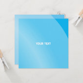 中程度のトゥールキーモダンシェードQrコード カード (正面/裏面インサイチュ)