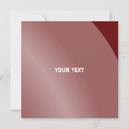 中程度のボルドーモダンシェードQrコード カード