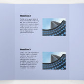 中程度のモノクロフラットバ飛んでいるード 三つ折りカード (内部中)