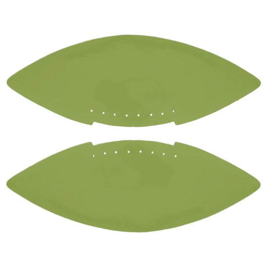 中程度のライムグリーン無地のカラー アメリカンフットボール (パネル)