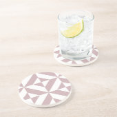 中程度の曲線の幾何学的なデコキューブパターン コースター (側面)