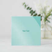 中程度の水色のシェーモダンドQrコード カード (スタンド正面)