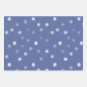 中程度の白よくはしゃぐのランダムフェ遠くにージポイント ラッピングペーパーシート (正面)