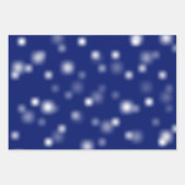 中程度の白よくはしゃぐのランダムフェ遠くにージポイント ラッピングペーパーシート (正面2)