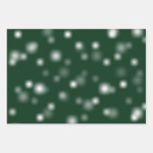 中程度の白よくはしゃぐのランダムフェ遠くにージポイント ラッピングペーパーシート (正面3)