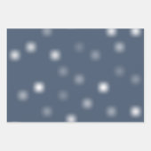 中程度の白よくはしゃぐのランダムフェ遠くにージポイント ラッピングペーパーシート (正面3)