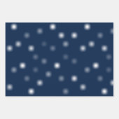 中程度の白よくはしゃぐのランダムフェ遠くにージポイント ラッピングペーパーシート (正面)