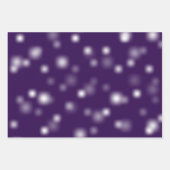 中程度の白よくはしゃぐのランダムフェ遠くにージポイント ラッピングペーパーシート (正面2)